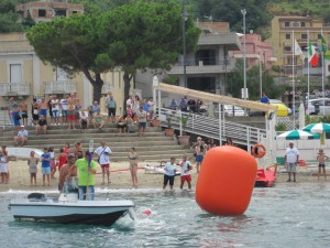 la boa di virata a Cannitello